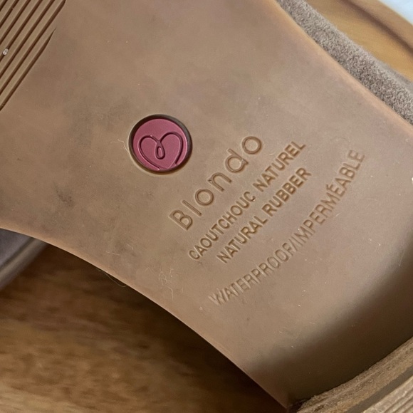 Blondo Verona Waterproof Ankle Boot Brown Suede Neutral Casual Size 9 - Picture 11 of 13